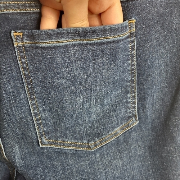 Spanx Pull On High Rise Flare Shapewear Jeans Midnight Shade Blue 3X Petite - Picture 7 of 12